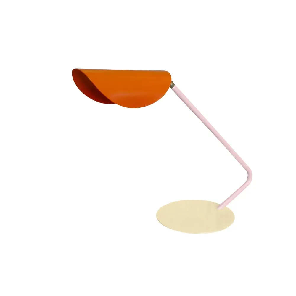 Lampes à poser bureau métal,Orange ,H35xD22x P51cm