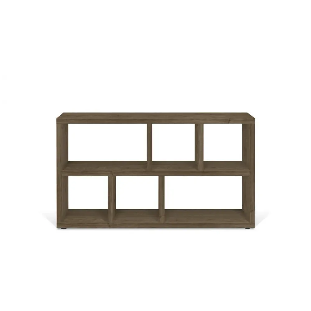 Console effet bois noyer