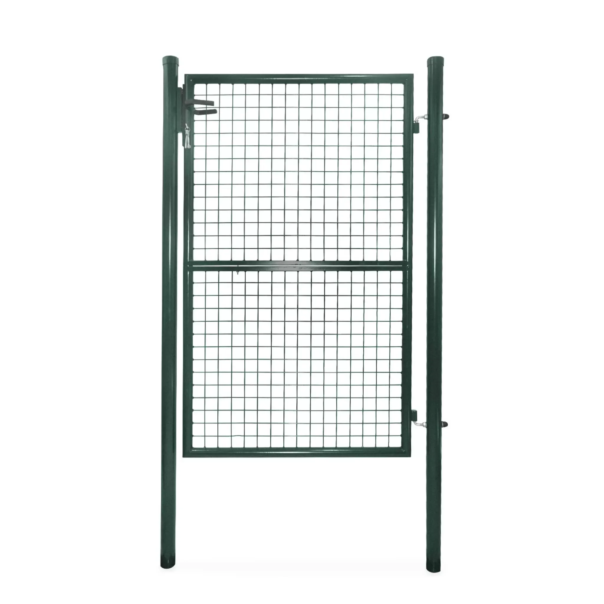 Portillon de jardin en métal vert, 150x87cm