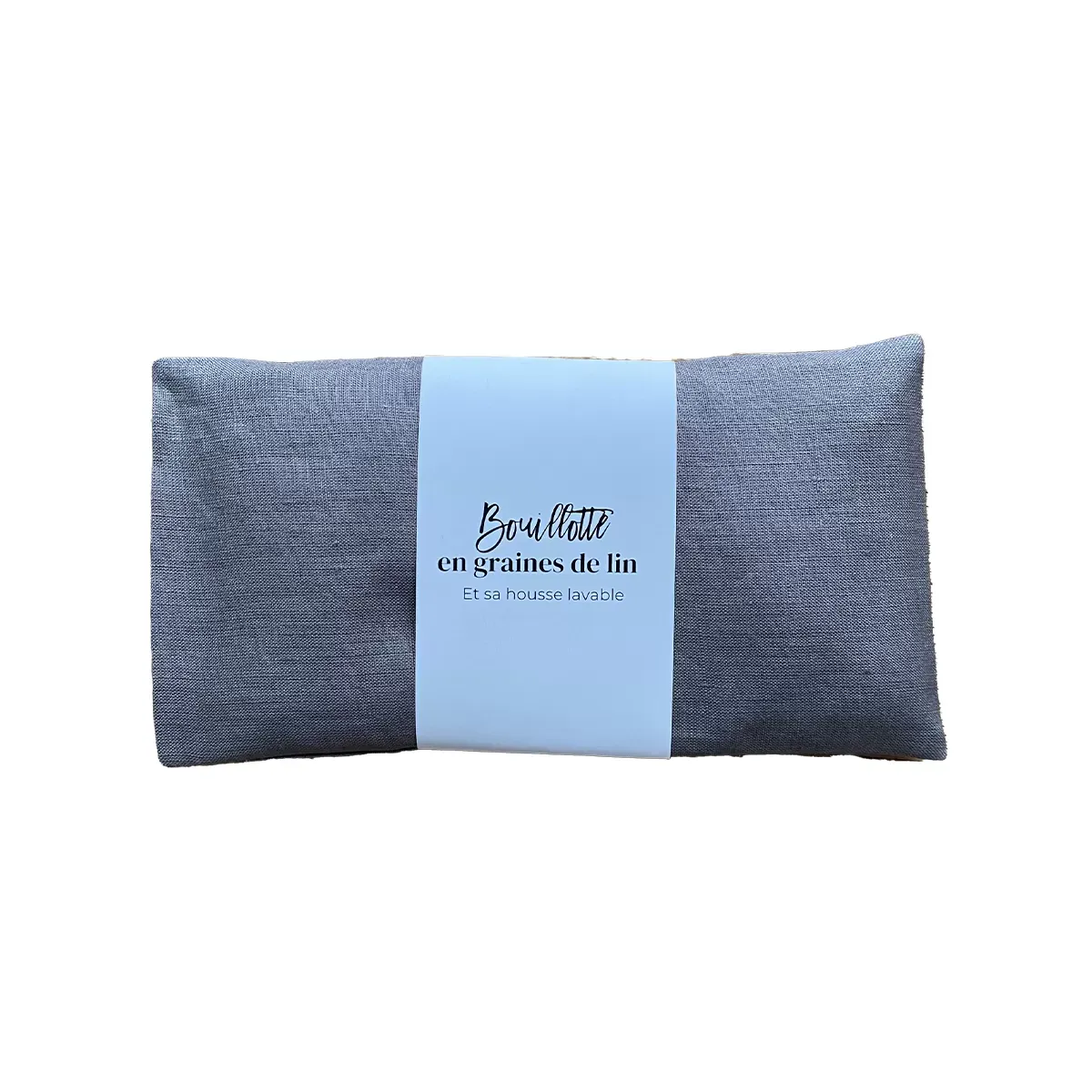 Bouillotte en graines de lin gris 10x20