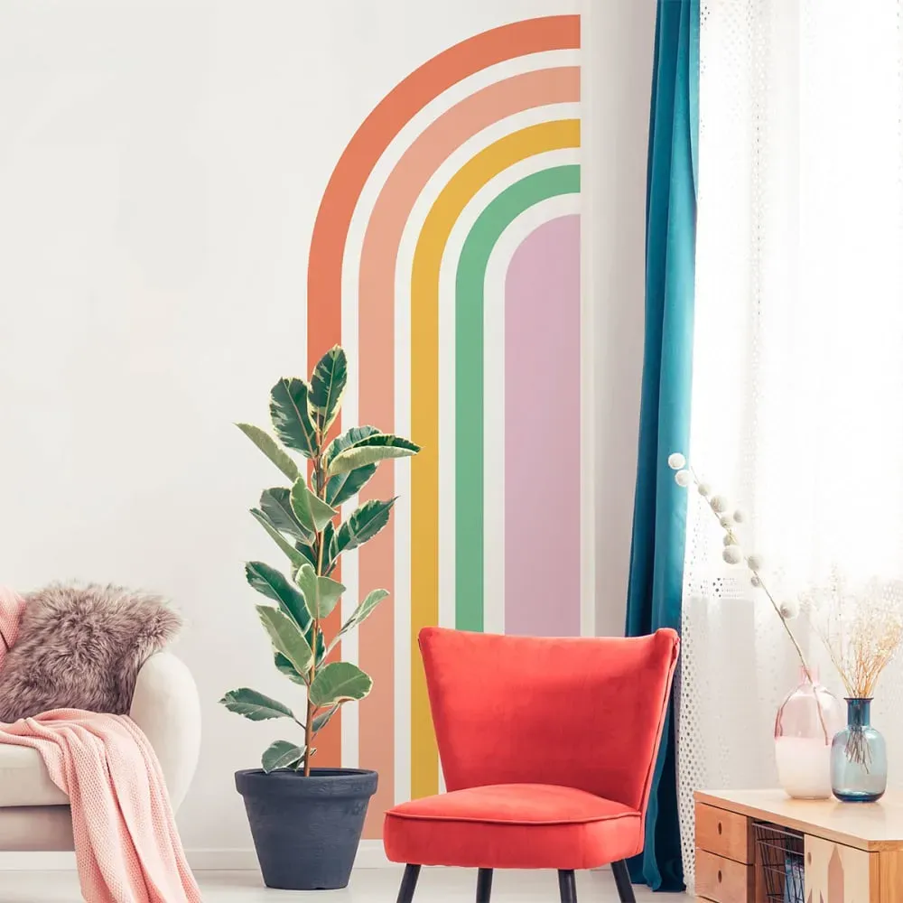 Papier Peint demi arche arcenciel 90x30cm