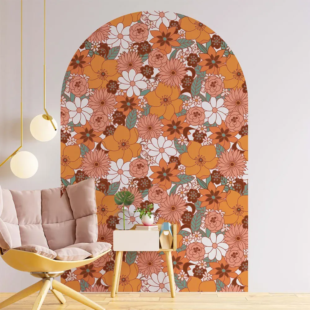 Papier Peint arche composition florale d'automne 90x60cm