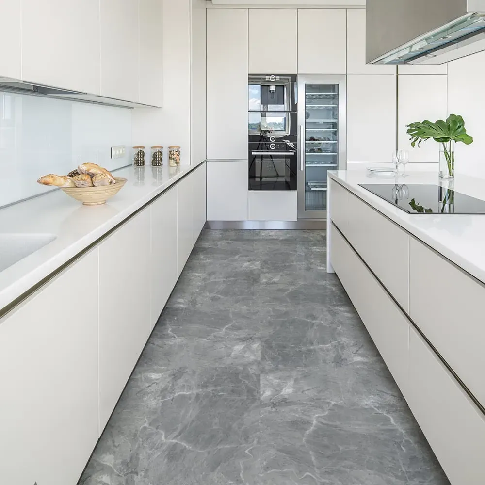 Adhésifs stickers sol marbre béton ciré 30x30cm