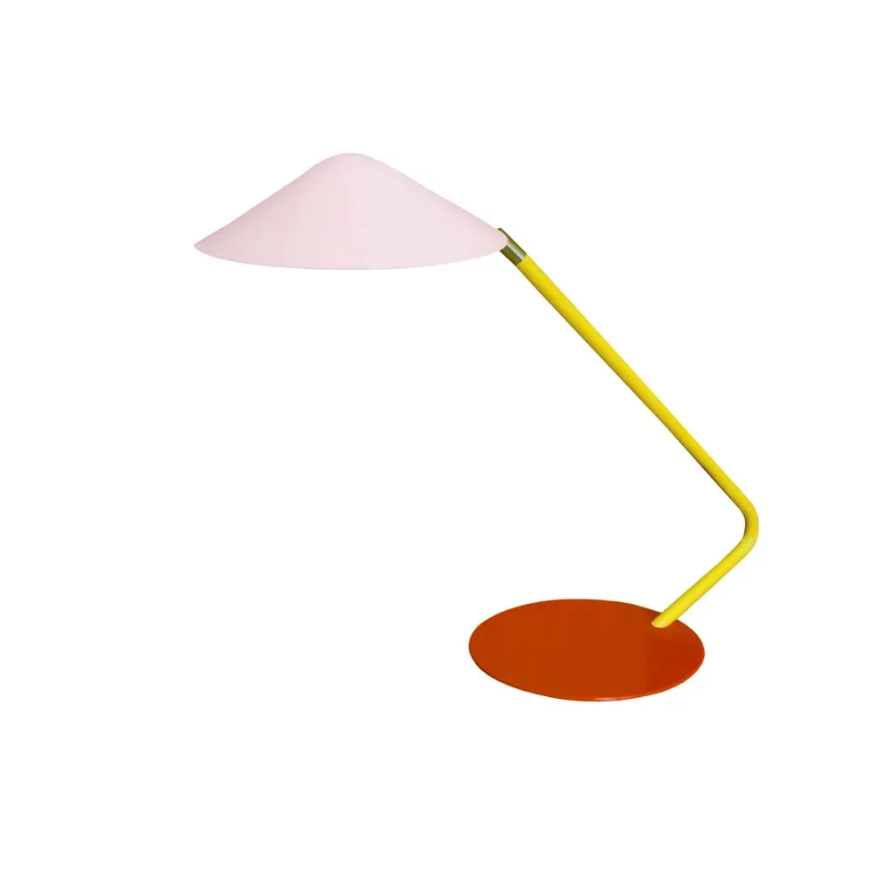 Lampes à poser bureau métal,Rose ,H 35xD20xP49cm