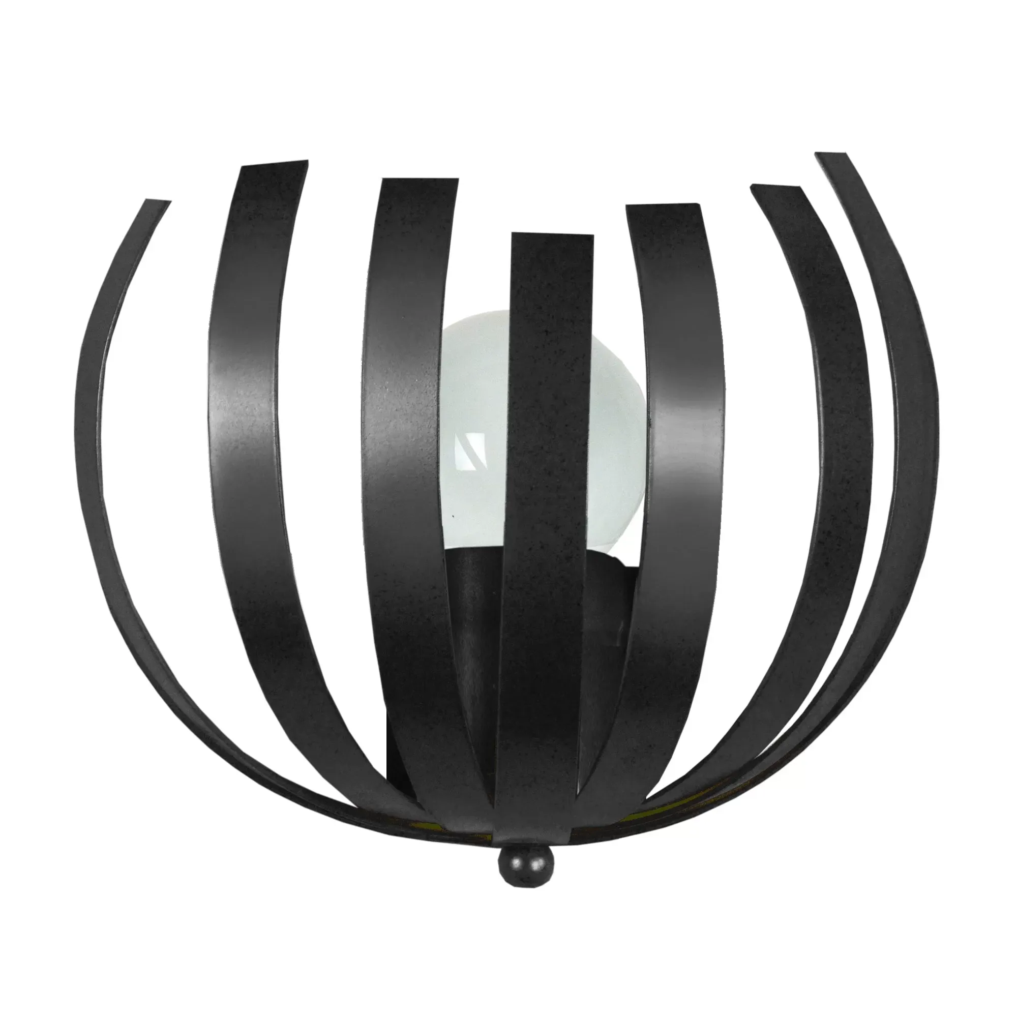 Applique  métal,Noir ,H12xD20xP25cm