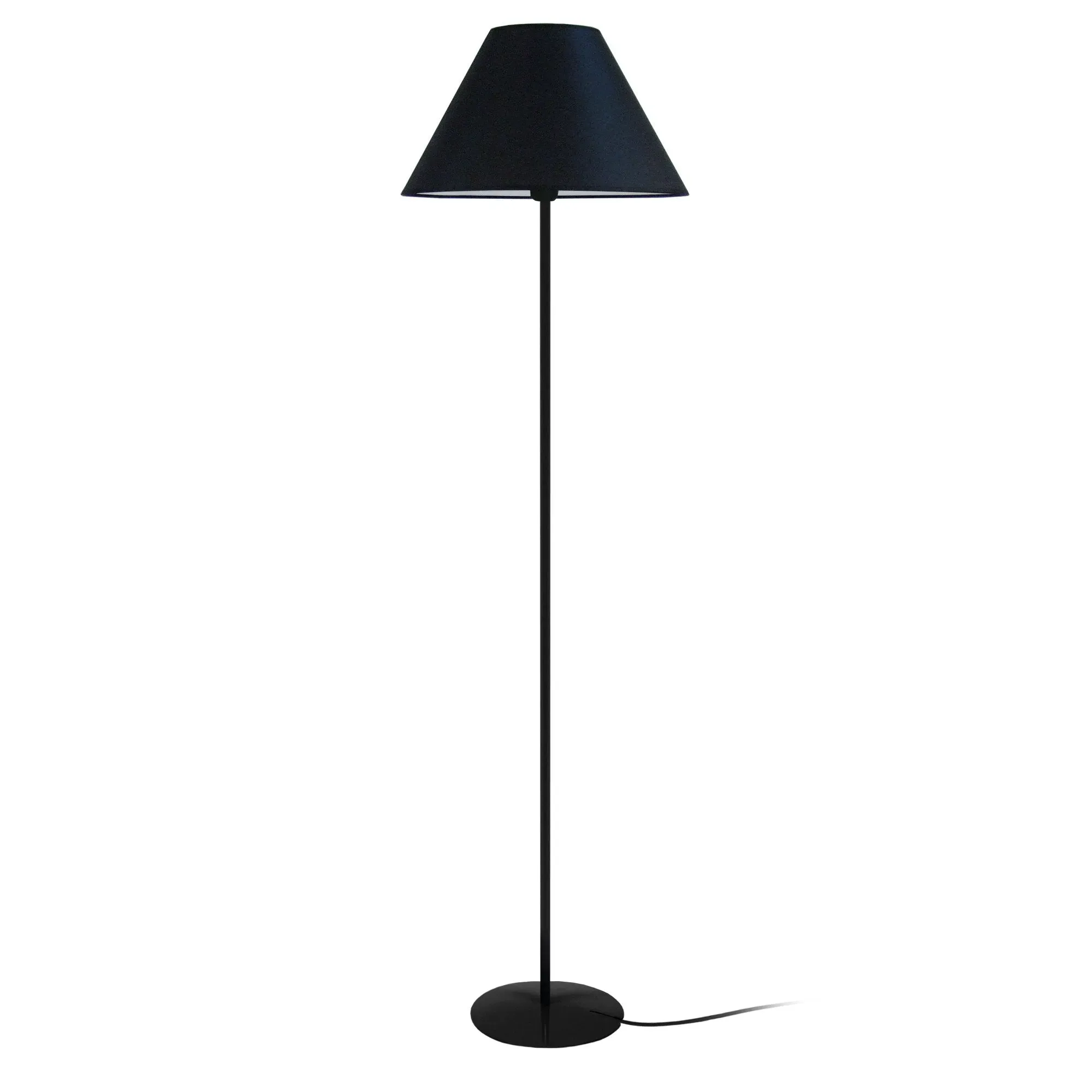 Lampadaire  métal,Noir ,H170xD40xP40cm