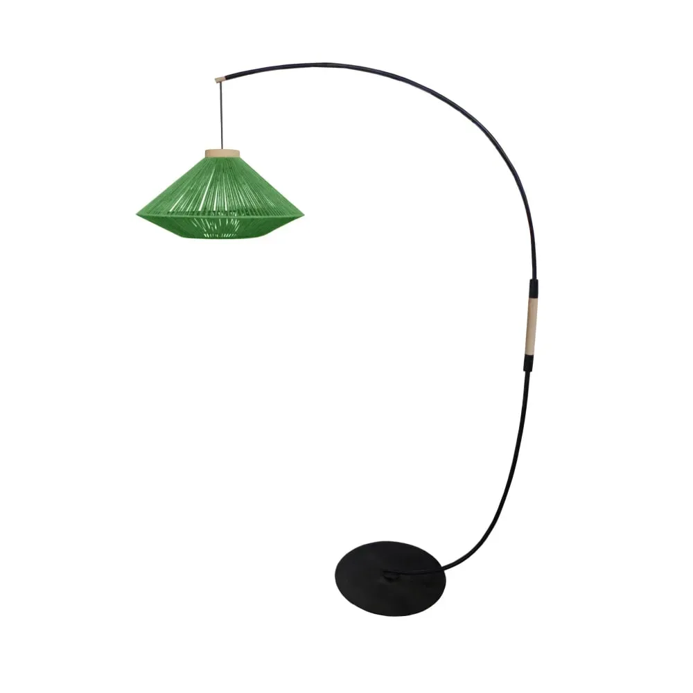 Lampadaire  métal,Noir ,H 195xD 43x P 110cm