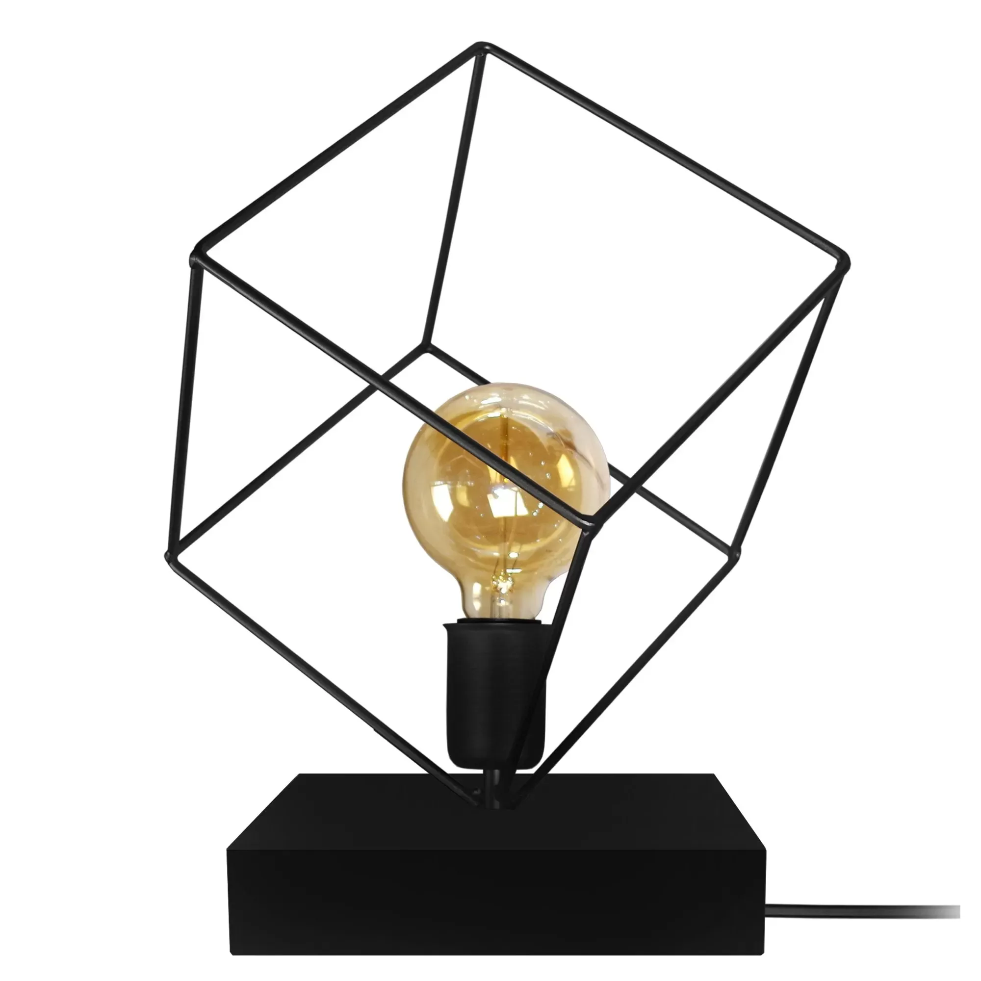 Lampes à poser  métal,Noir ,H37xD35xP35cm