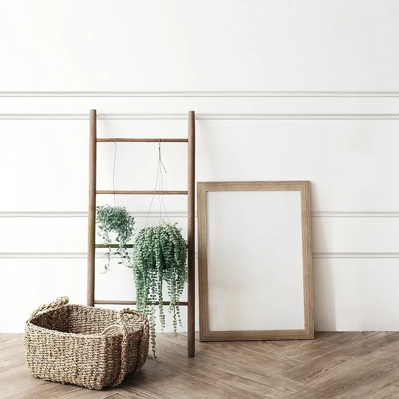 Kit de moulures murales en Pin des Landes - Prêt à coller et peindre