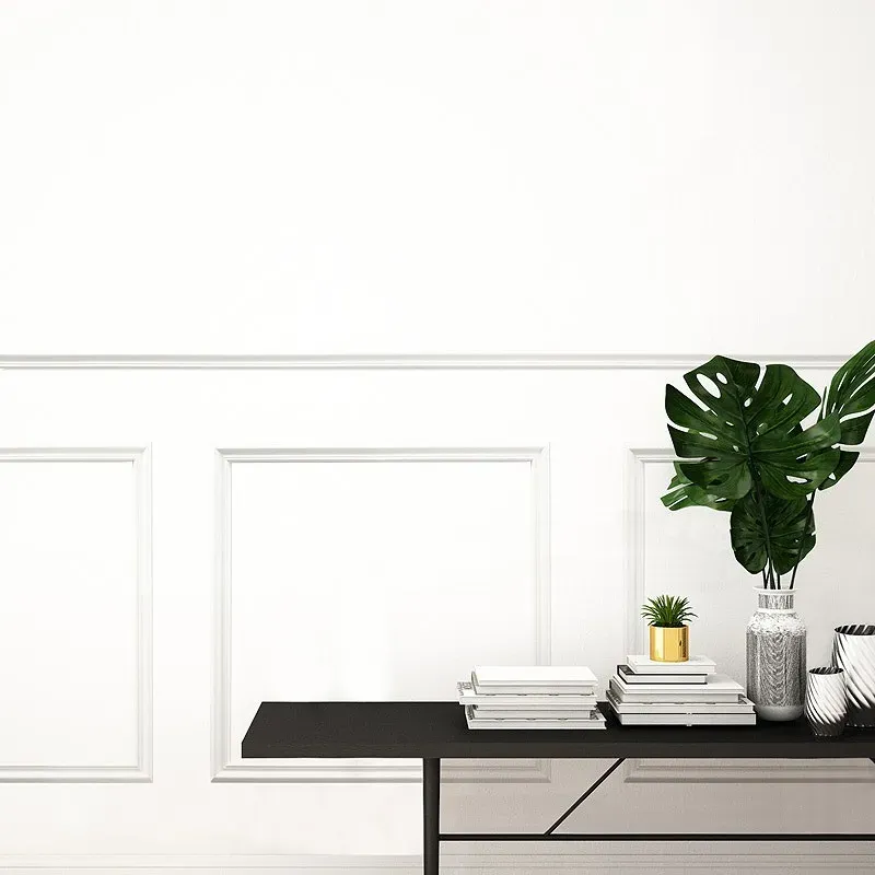 Kit de 4 moulures murales en Pin des Landes - Prêt à coller et peindre