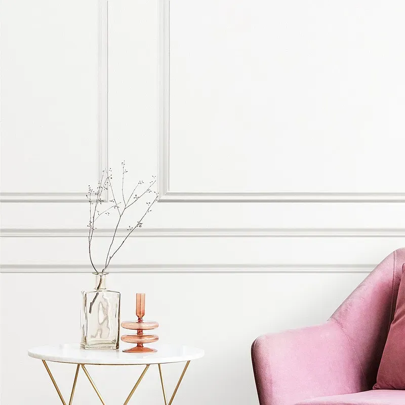 Kit de 4 moulures murales en Pin des Landes - Prêt à coller et peindre