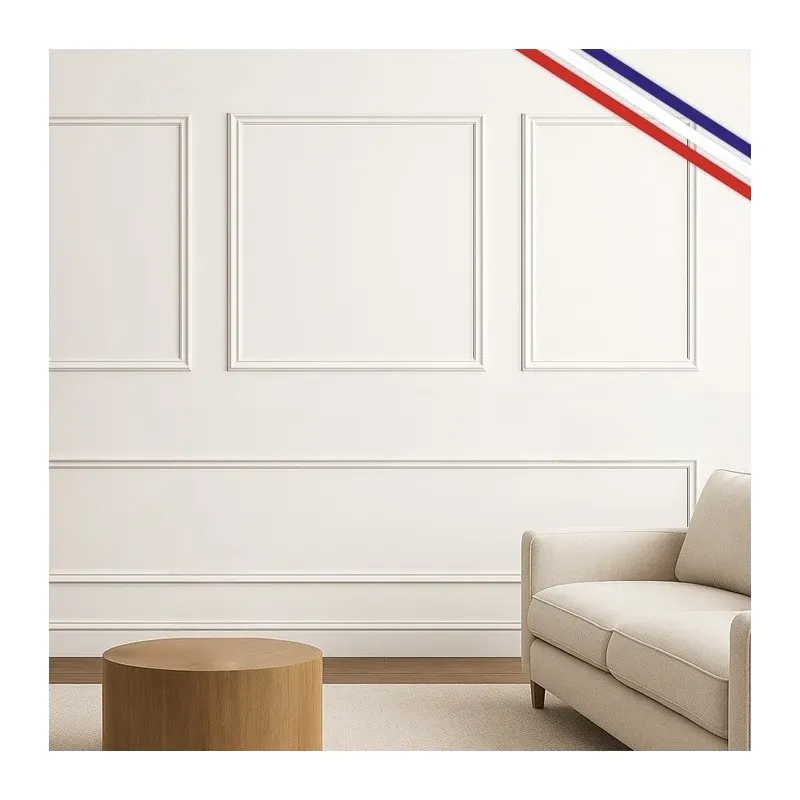 Kit de 4 moulures murales en Pin des Landes - Prêt à coller et peindre