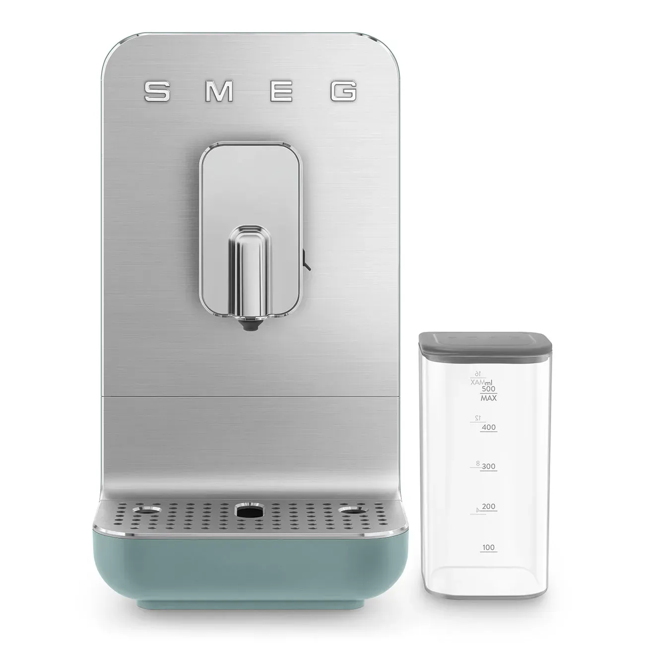 Expresso broyeur compact vert émeraude Smeg