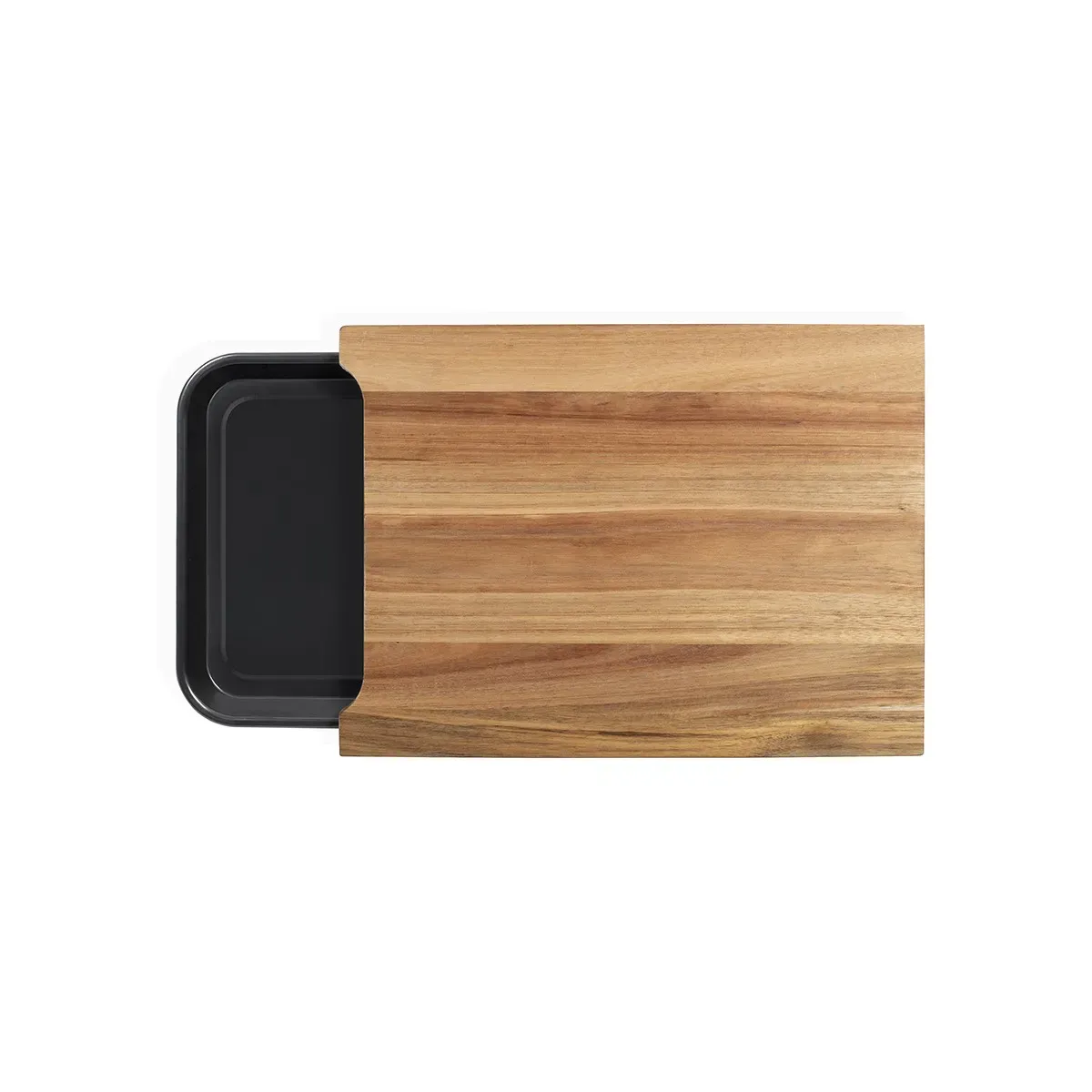 Planche à découper avec bac récupérateur Bois