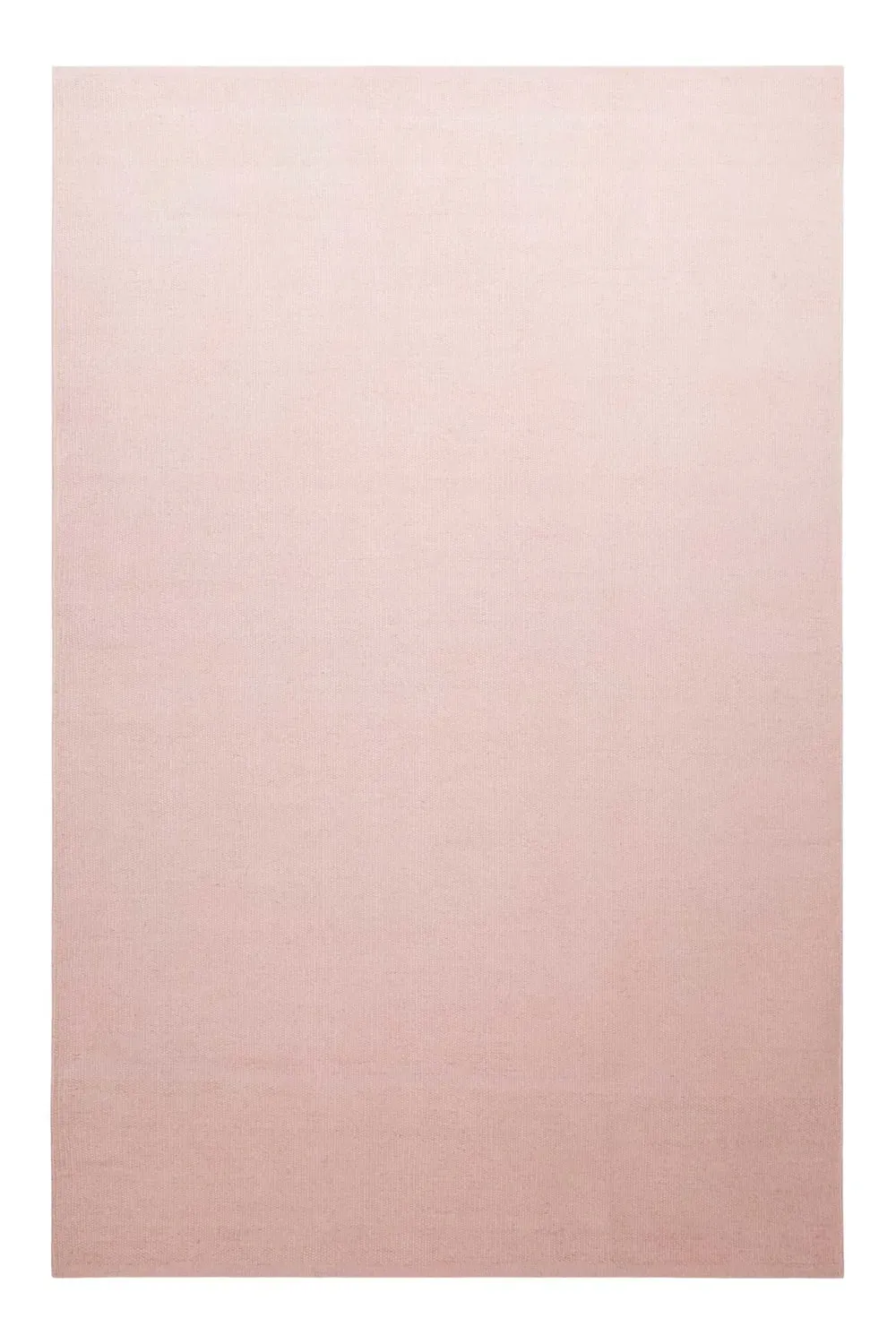 Tapis tissé main 100% laine rose pastel 80x150