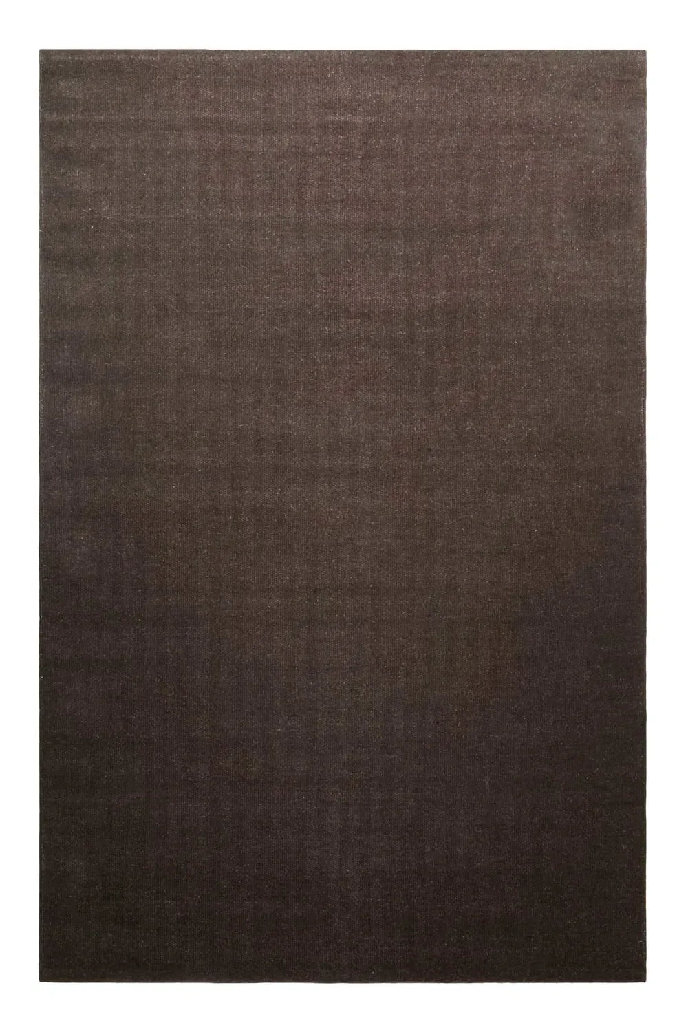 Tapis tissé main 100% laine marron 80x150