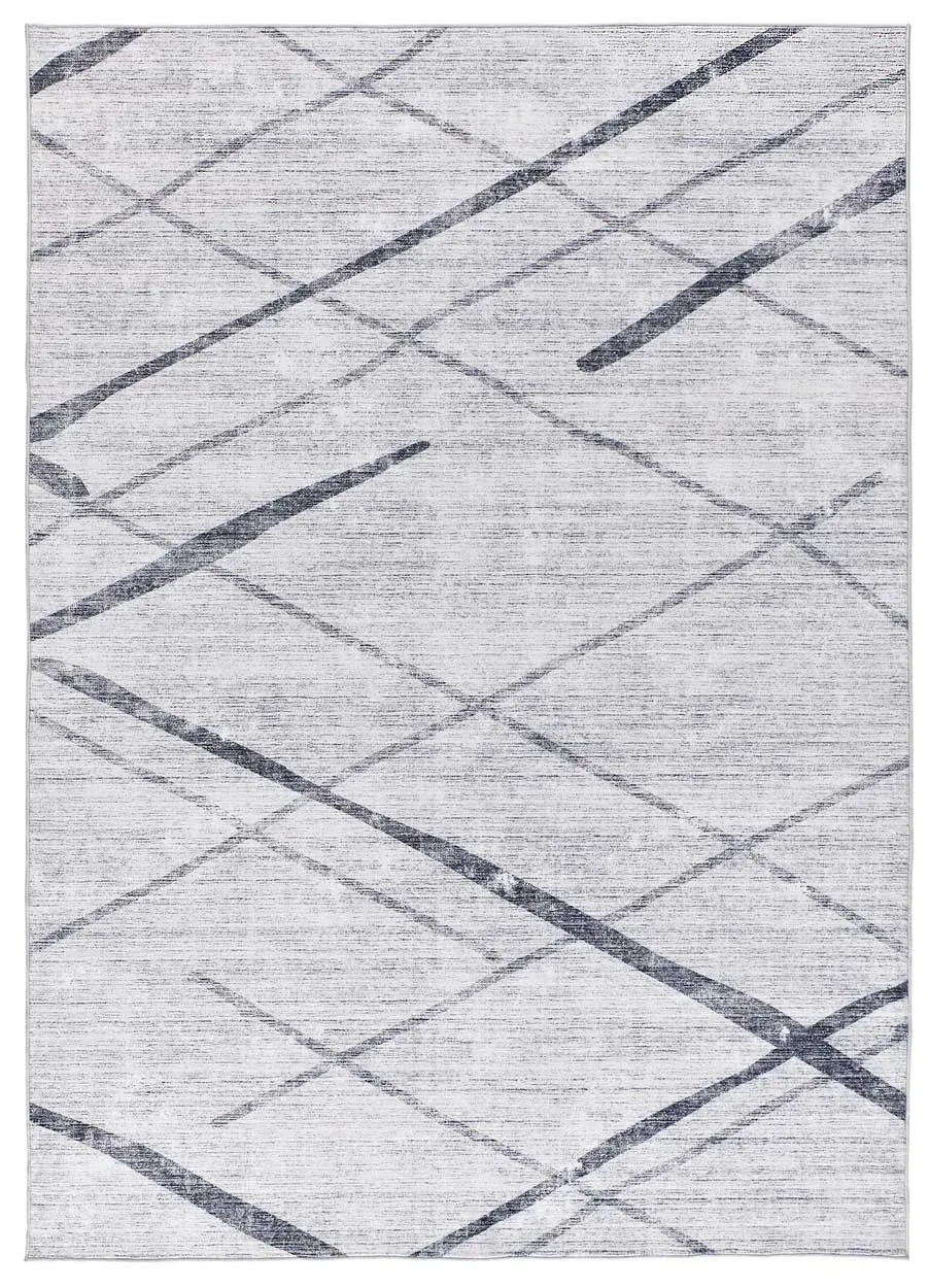 Tapis abstrait gris 200x290 cm