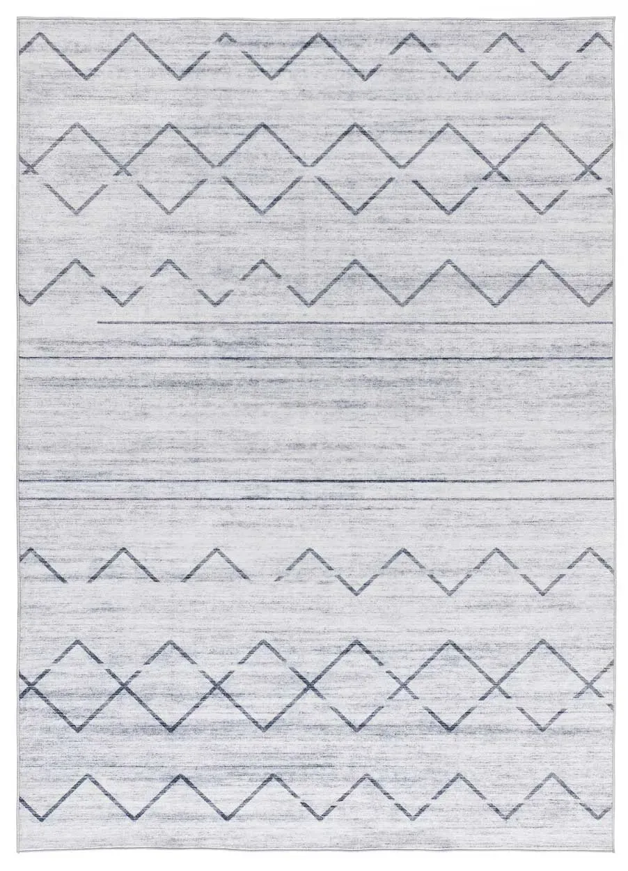 Tapis ethnique gris 140x200 cm