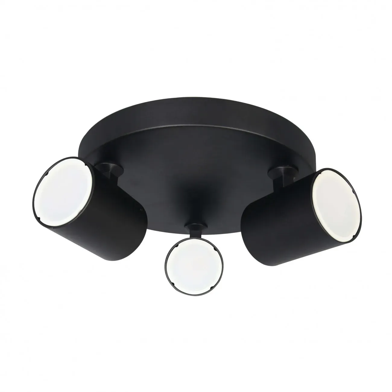 Plafonnier en aluminium Noir 22 cm