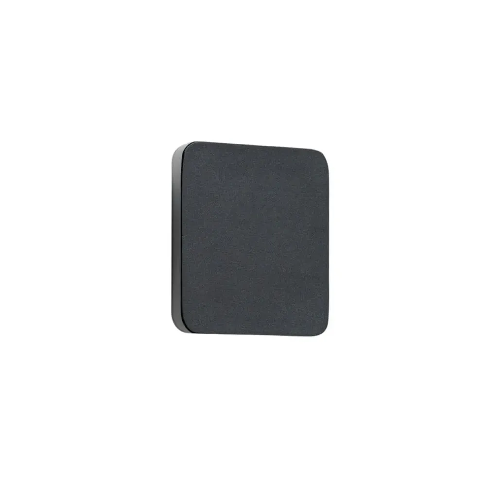 Applique en aluminium et acrylique Noir 13 cm