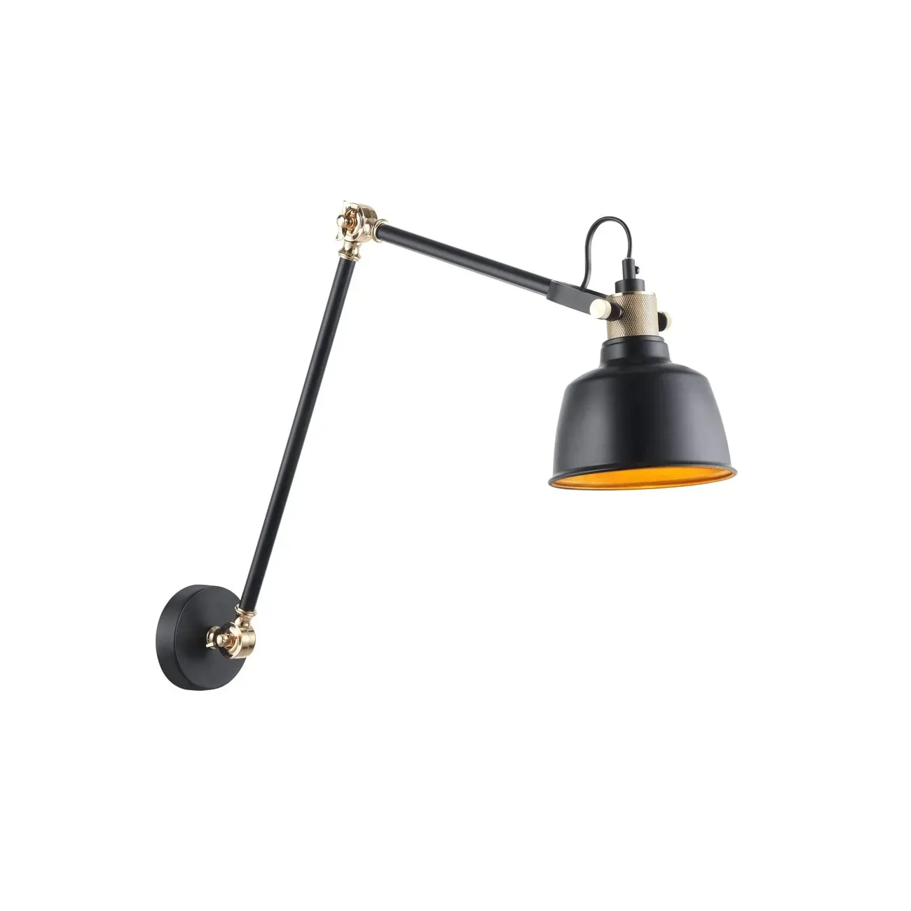 Applique en métal Noir 65 cm