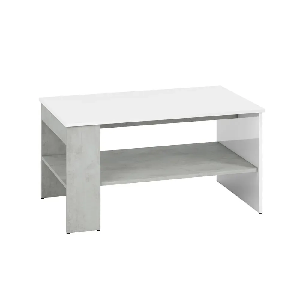 Table basse stratifiés blanc