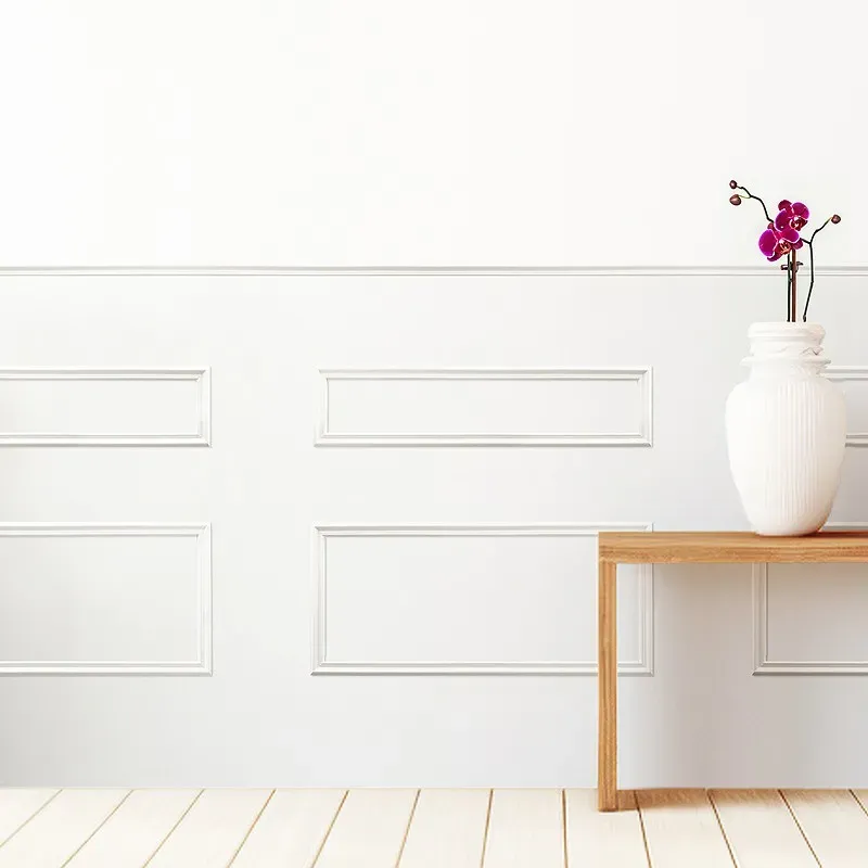 Kit de 6 moulures murales en Pin des Landes - Prêt à coller et peindre