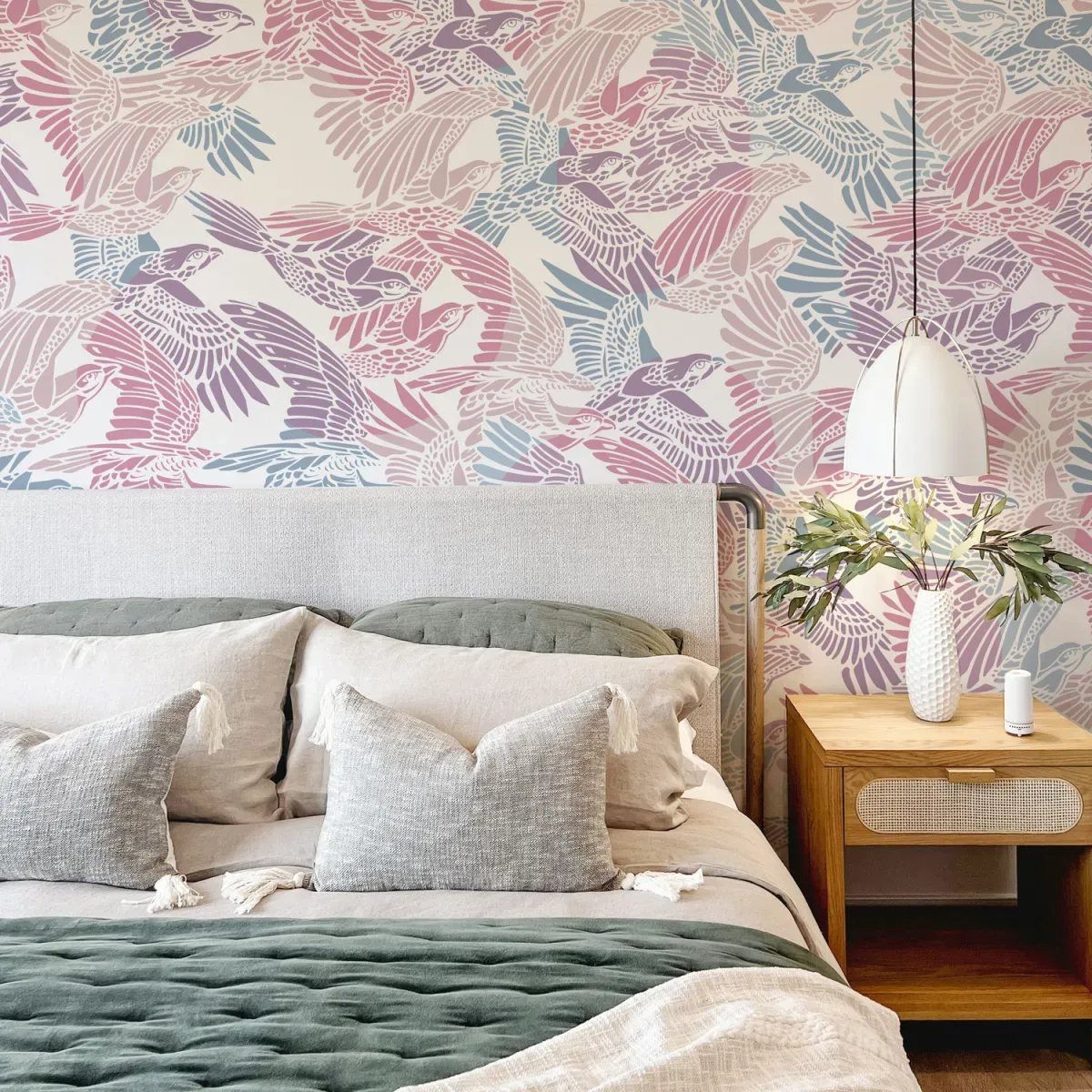 Papier peint panoramique cuzco mauve 225x250cm