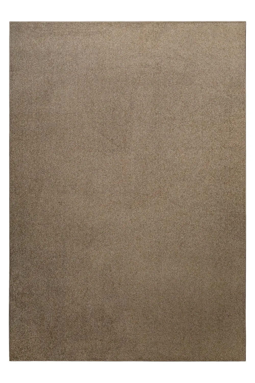 Tapis poil ras marron chiné 200x300