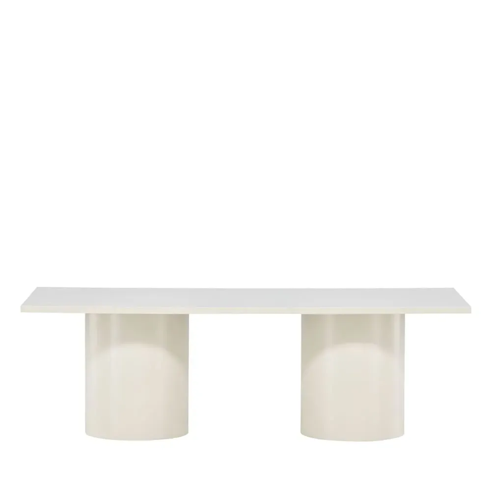 Table basse en bois 120x50cm - Beige