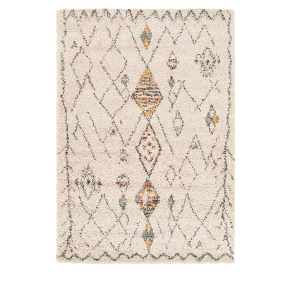 Tapis d'inspiration berbère - 200x290cm Multicolore Polypropylène