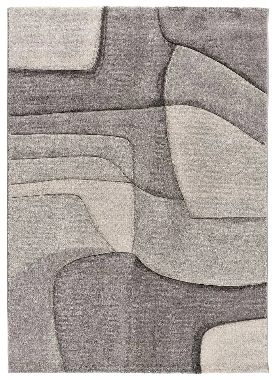 Tapis moderne gris 160x230 cm