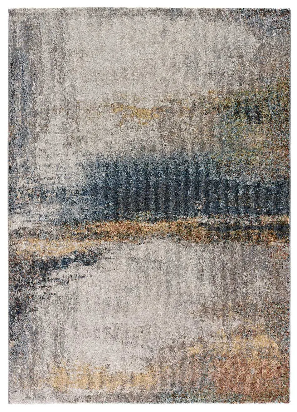 Tapis abstrait bleu/gris 120x170 cm