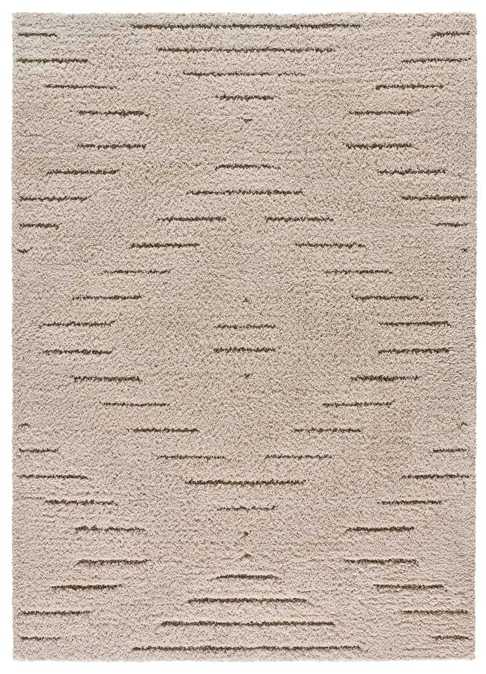 Tapis shaggy scandinave crème 120x170 cm