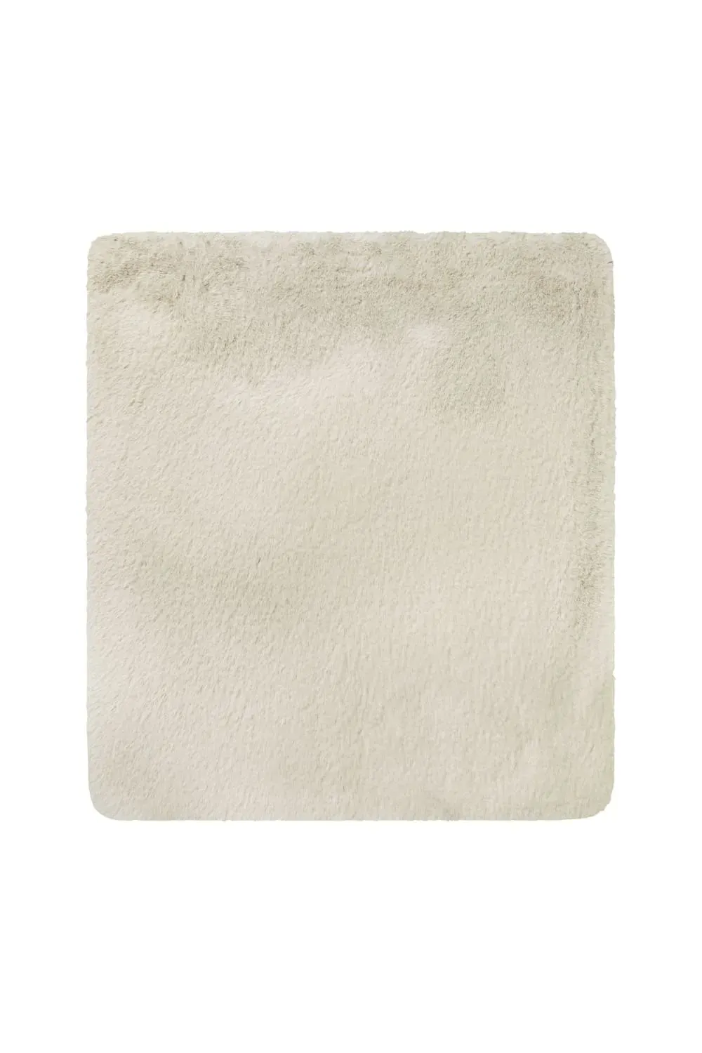 Tapis de bain doux tufté beige 55x65