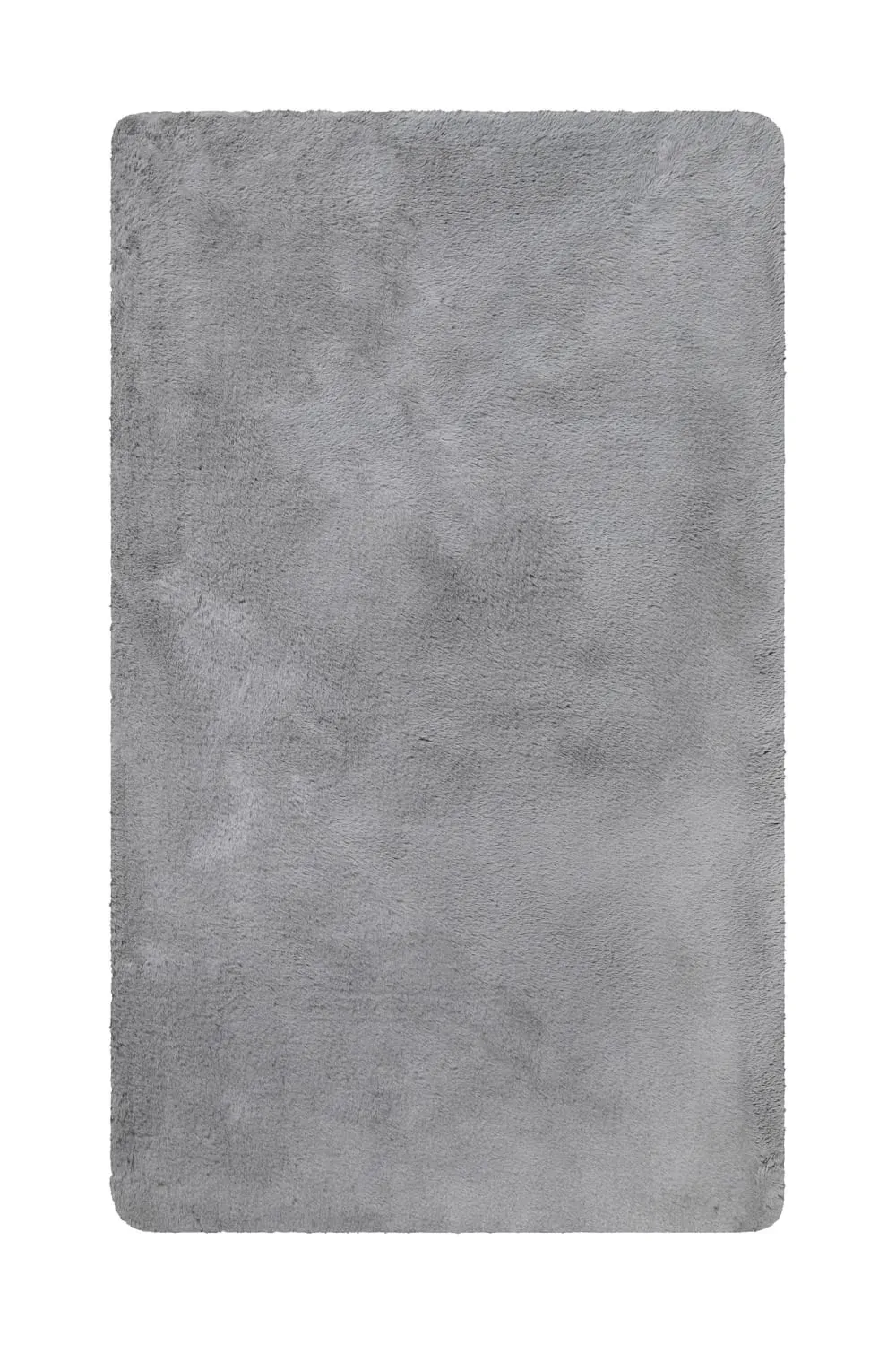 Tapis de bain doux tufté gris 60x100