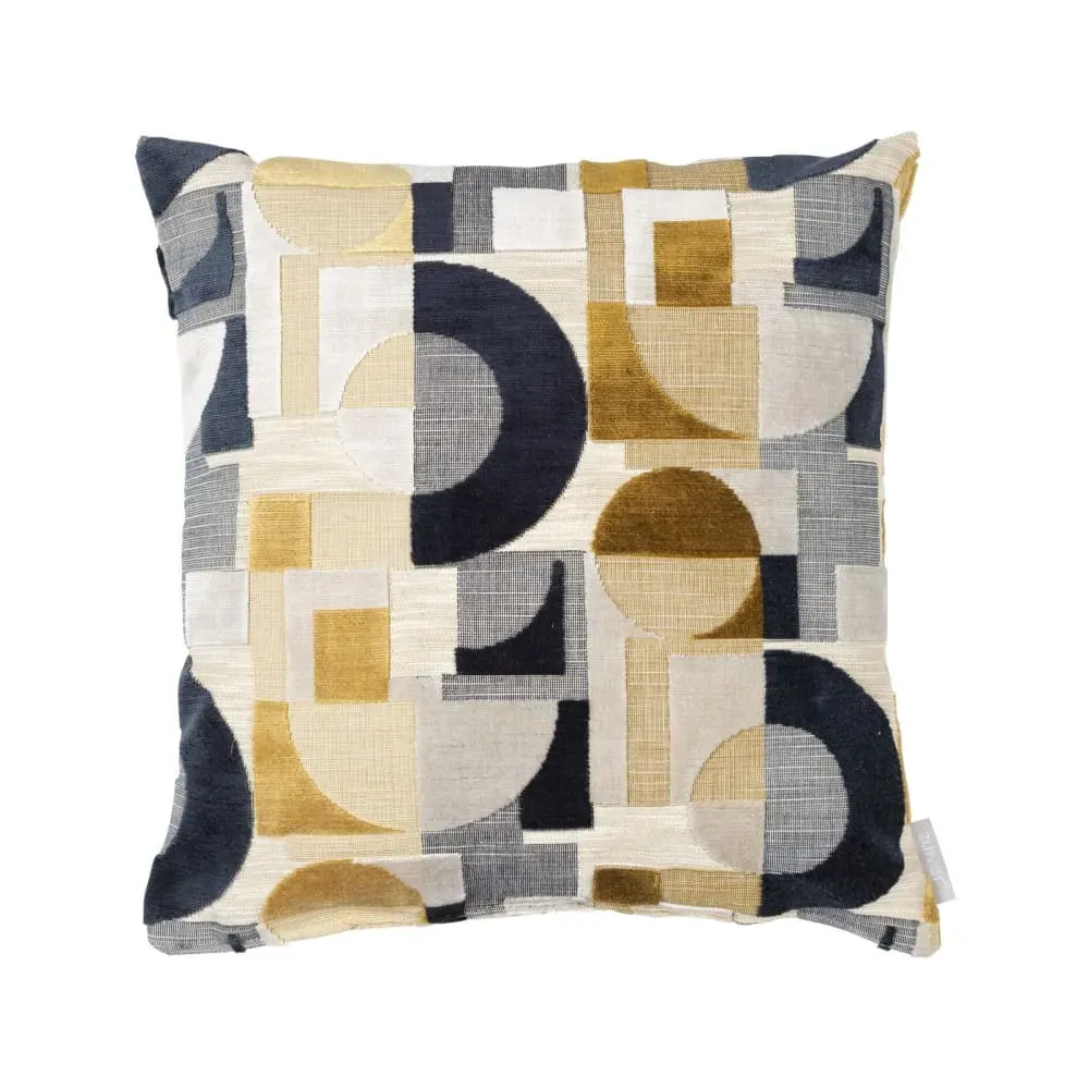 Coussin en tissu multicolore 45x45