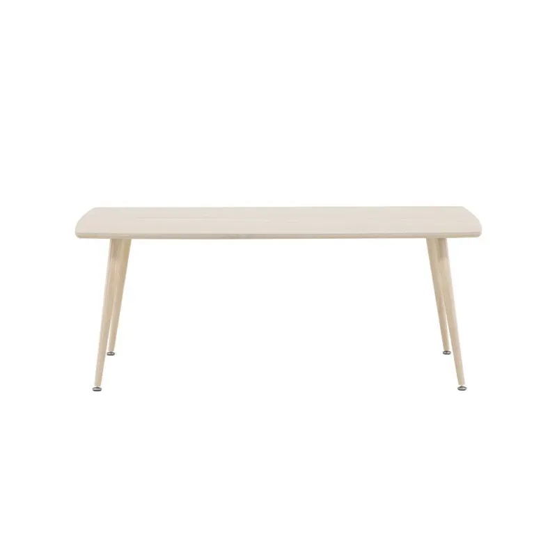 Table basse rectangulaire 120x70cm en bois clair AZAM naturel