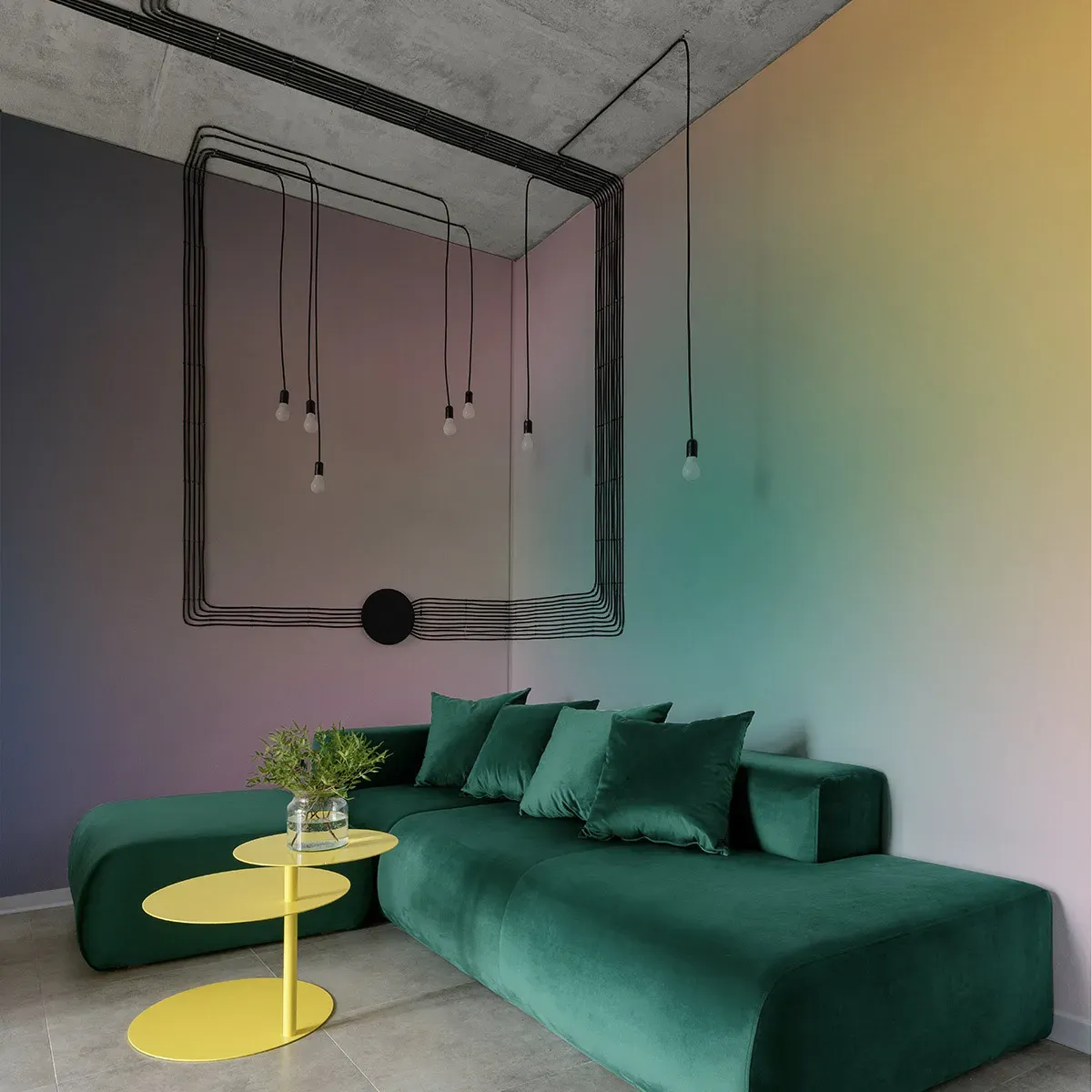 Papier peint panoramique stella couleurs 225x250cm