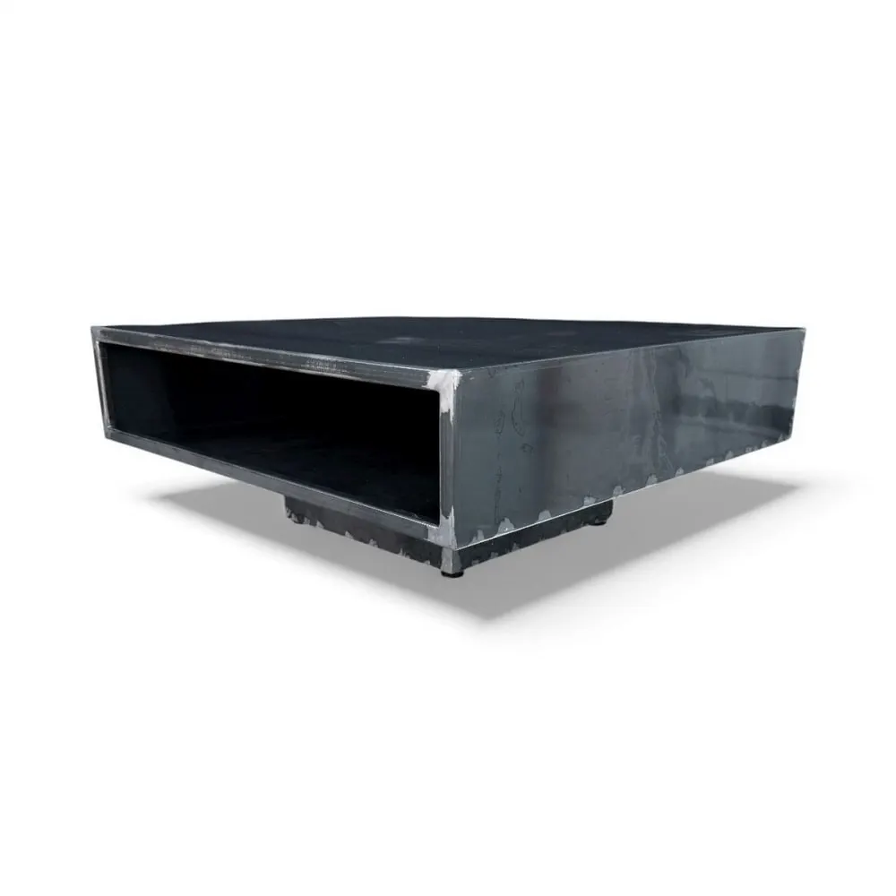 Table Basse Acier Brut Verni