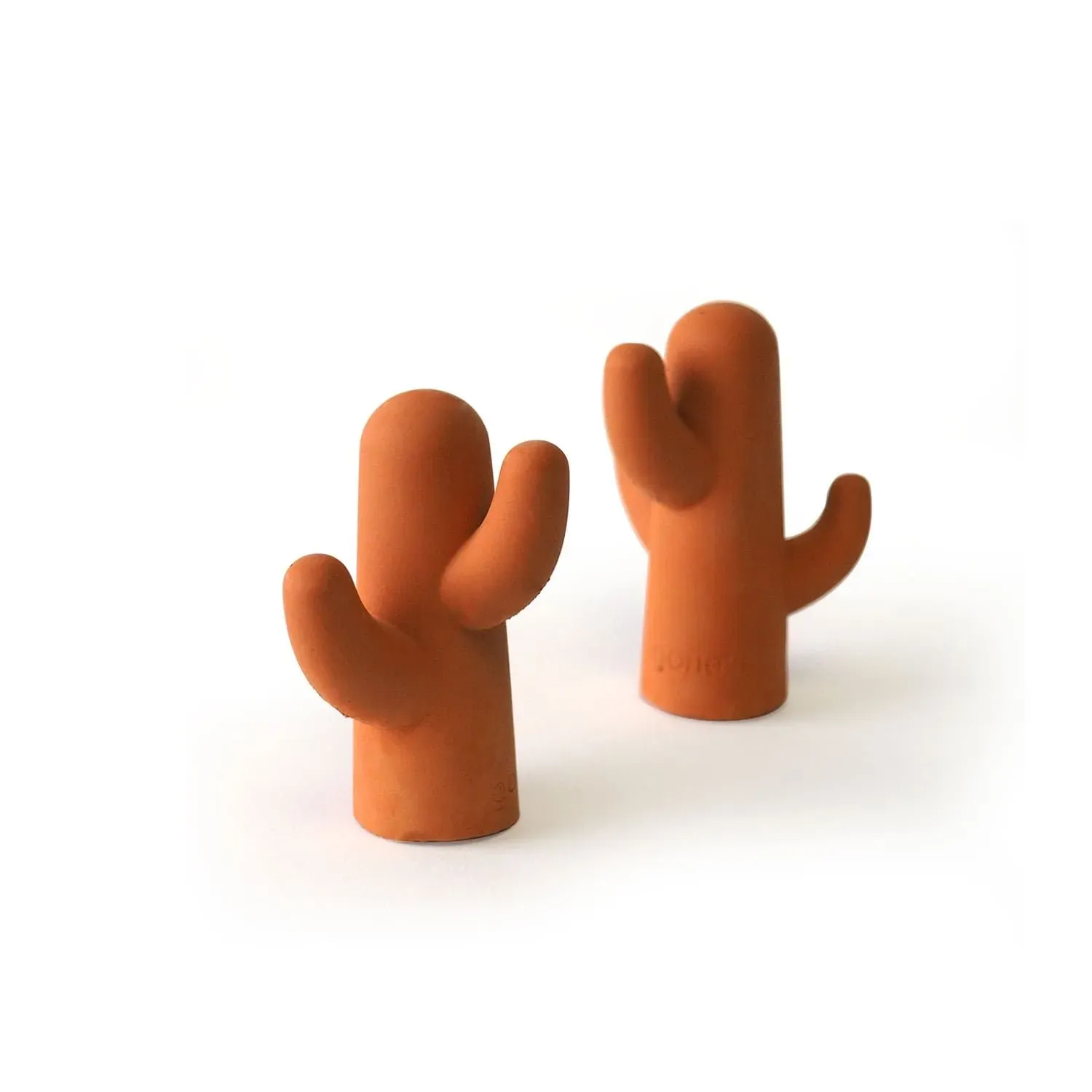 Porte-bijoux béton terracotta (duo)