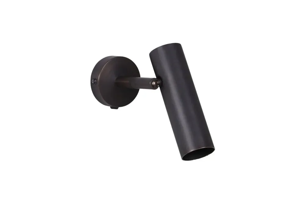 Applique murale en métal noir