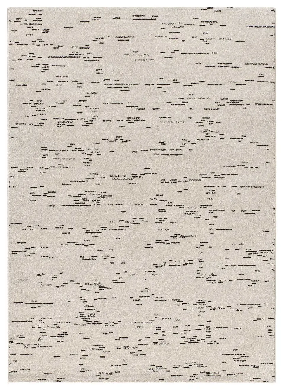 Tapis abstrait blanc/noir 160x230 cm