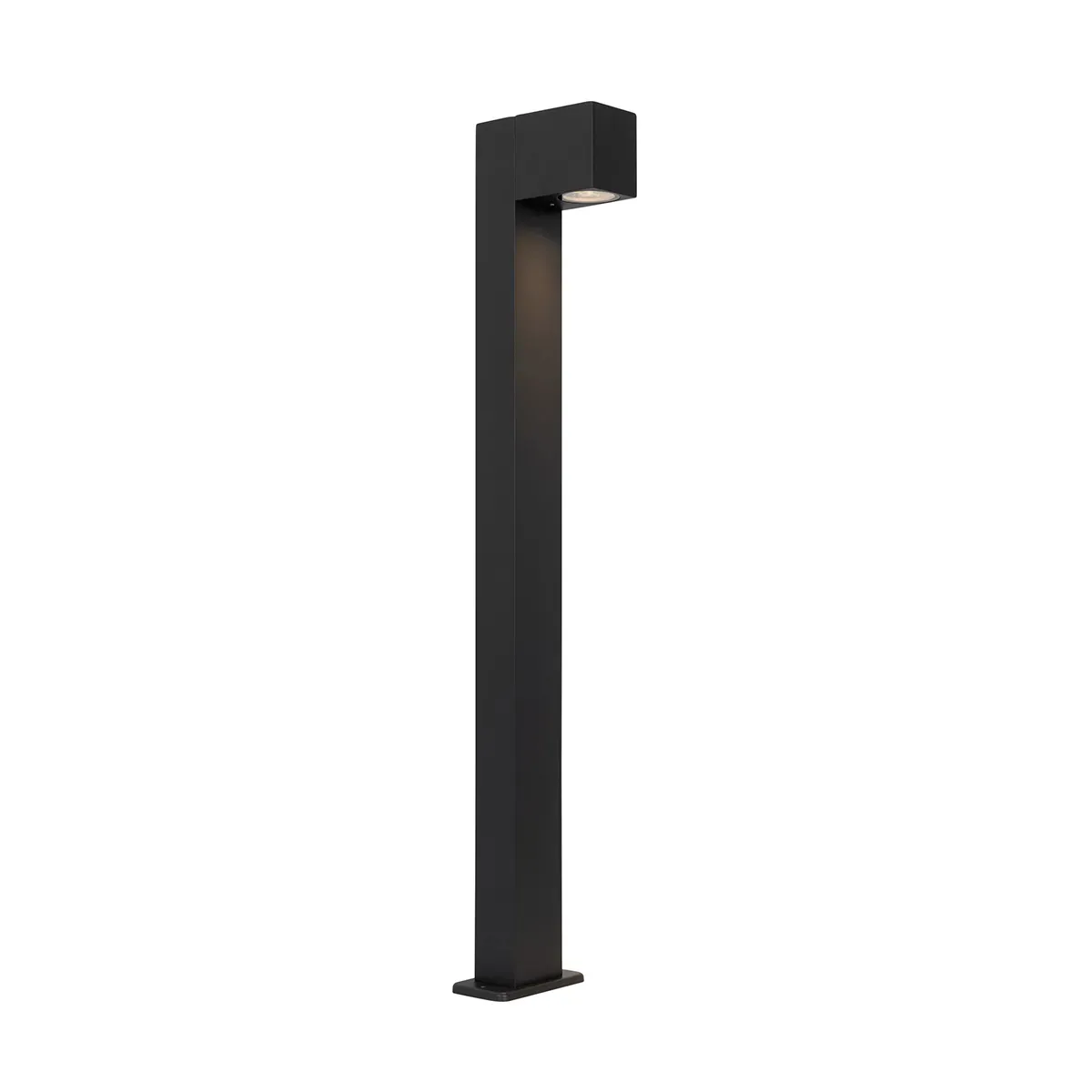 Lampadaire extérieur industriel noir 80 cm IP44