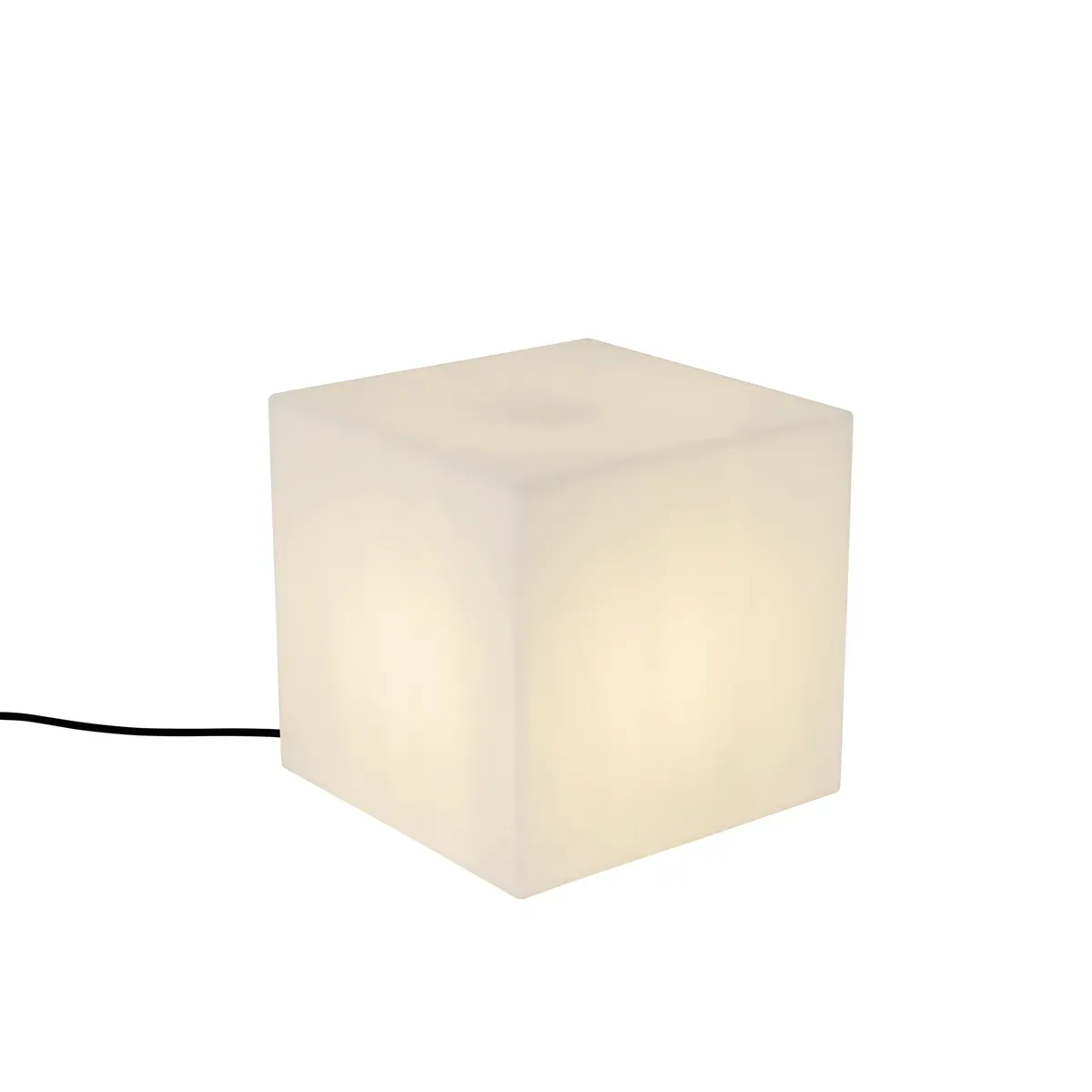 Lampadaire extérieure blanche 30 cm carrée IP44