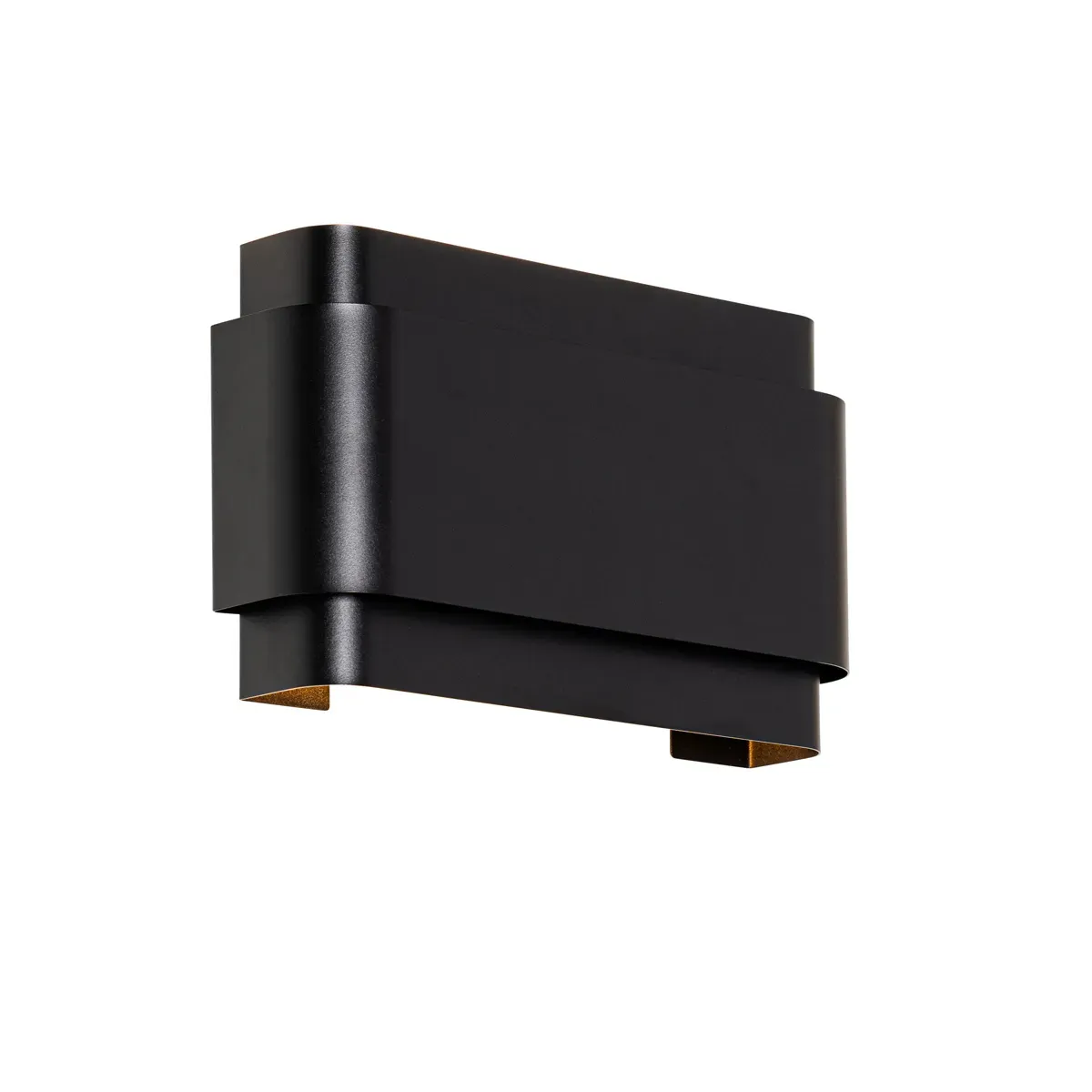 Applique noire 2 lumières