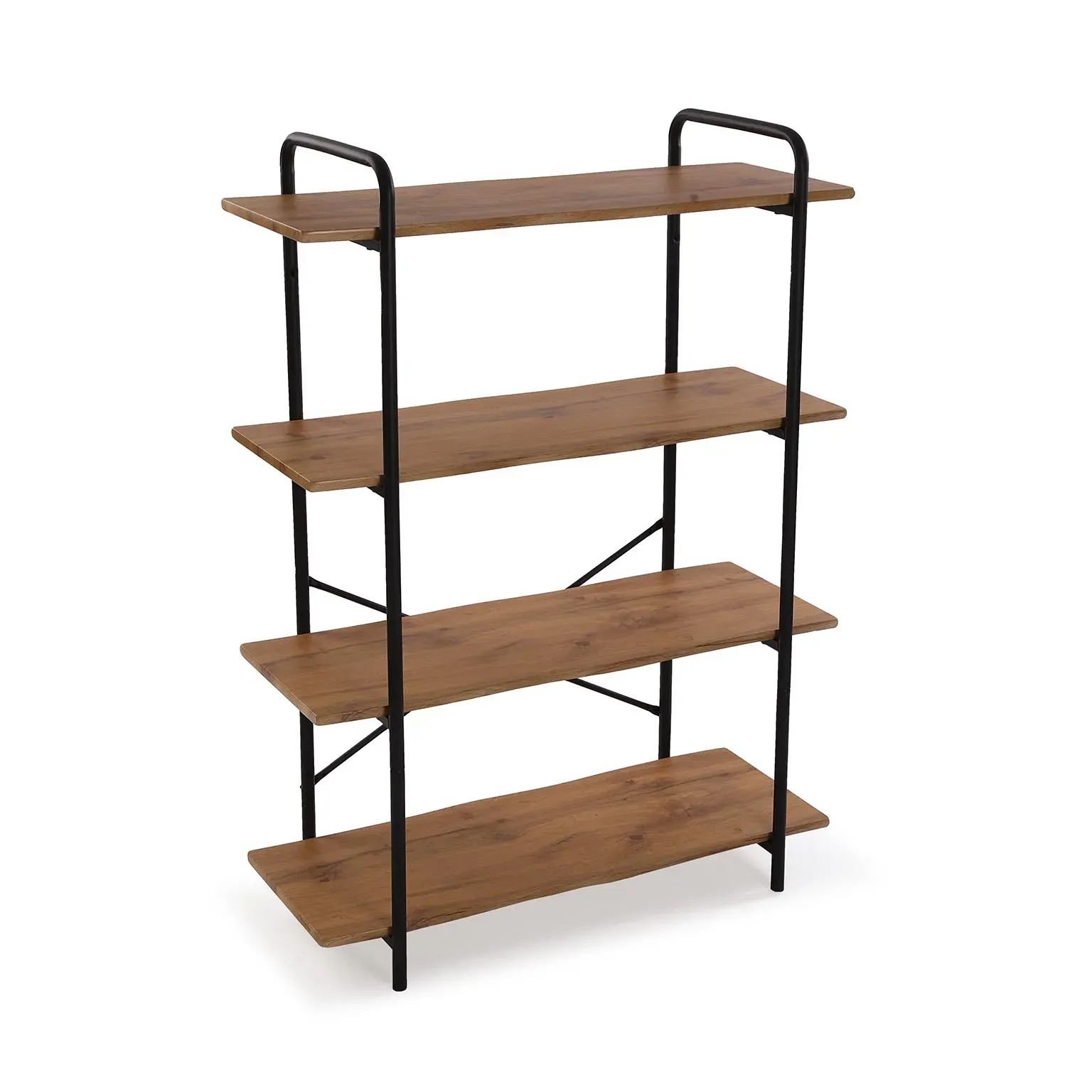 Etagère avec 4 tablettes en aggloméré marron