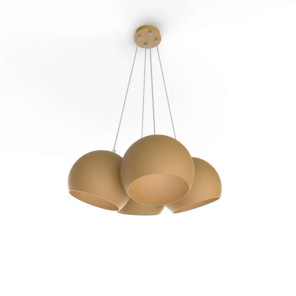 Suspension en métal or E27