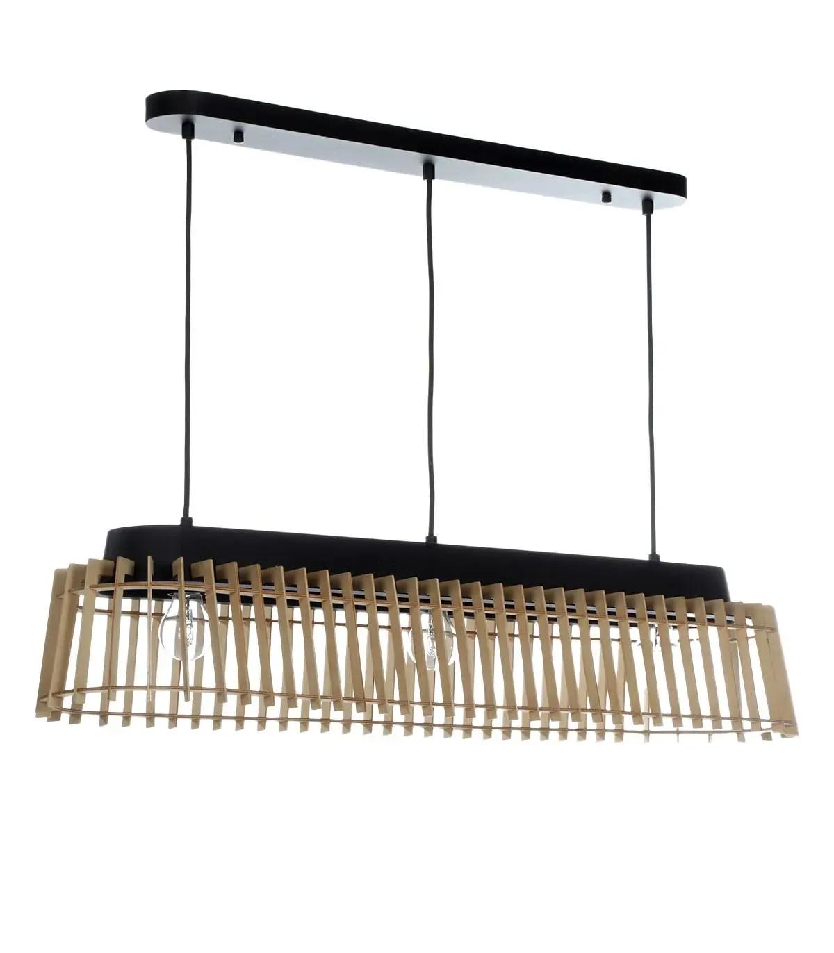 suspension en métal noir, d. 0 cm