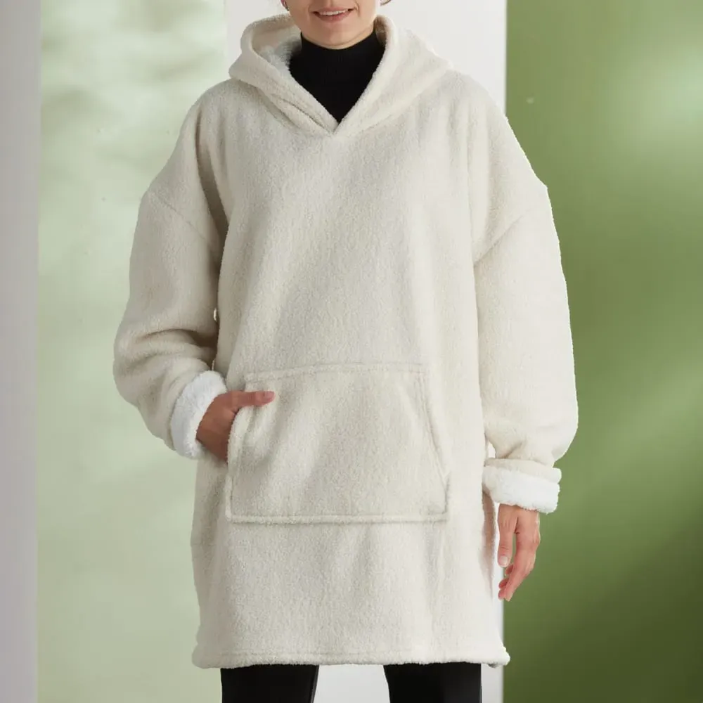 Plaid sweat en bouclette  70x87cm